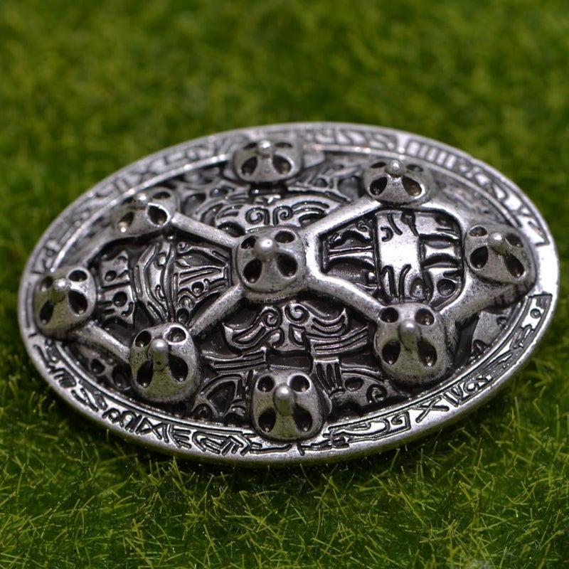 LANGHONG Norse Viking Brooch For Men Turtle Brooch Talisman Jewelry, Gift For Men - Image 3